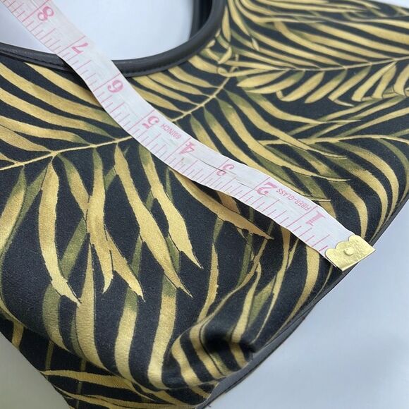 Vintage Y2K leaf Zebra print Fossil shoulder bag. - Picture 10 of 11